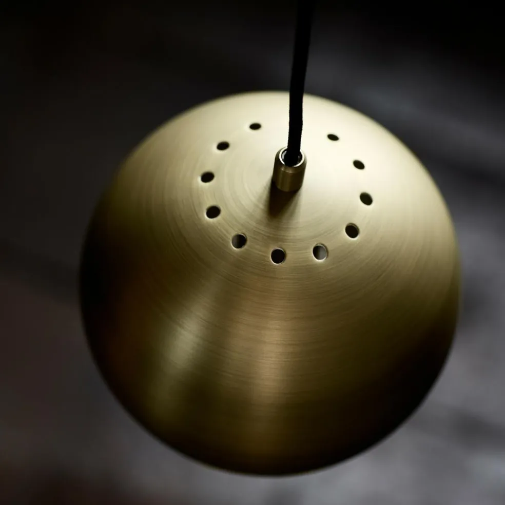 Ball Pendelleuchte Ø18cm Metallic