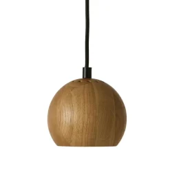 Ball Pendelleuchte Holz Ø12cm