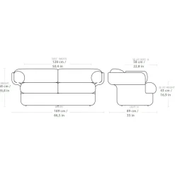 Basket 2-Sitzer Sofa