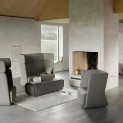 Basket Sofa mit hohem Rücken