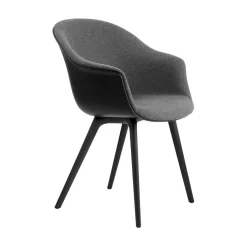 Bat Schalenstuhl Frontpolsterung Gestell Kunststoff