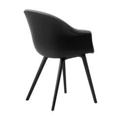 Bat Schalenstuhl Frontpolsterung Gestell Kunststoff