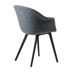 Bat Schalenstuhl Vollpolsterung Gestell Kunststoff