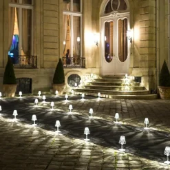 Battery LED Outdoor Tischleuchte mit Akku