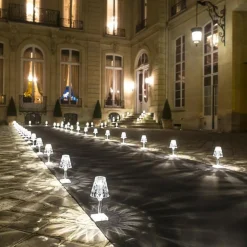 Battery LED Outdoor Tischleuchte mit Akku