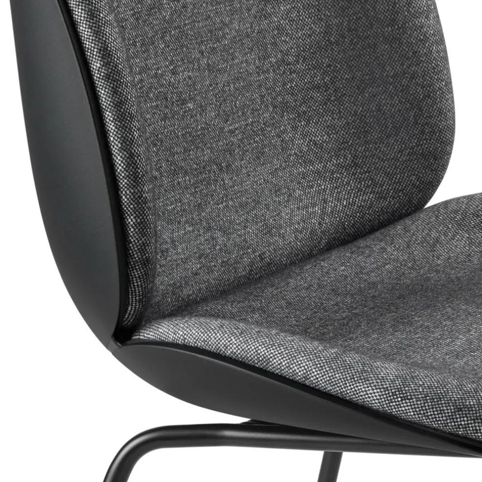 Beetle Schalenstuhl Frontpolsterung Gestell konisch