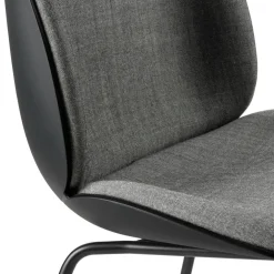 Beetle Schalenstuhl Frontpolsterung Gestell konisch