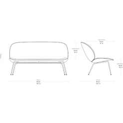 Beetle 2-Sitzer Sofa