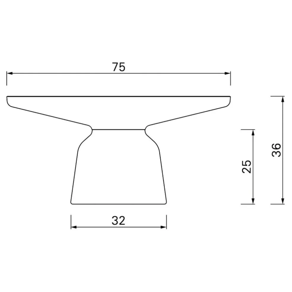 Bell Coffee Table Kaffeetisch Stahl
