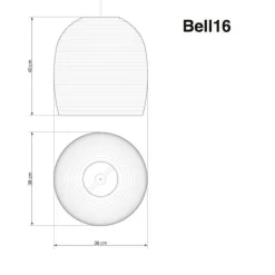 Bell Pendelleuchte weiß