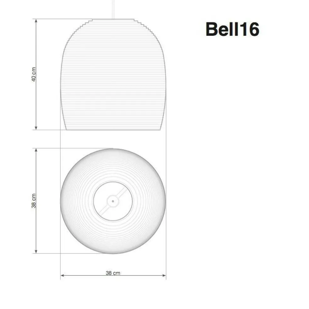 Bell Pendelleuchte weiß