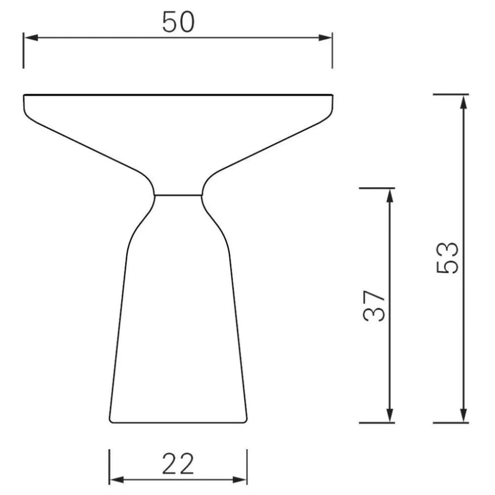 Bell Side Table Beistelltisch Messing