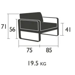 Bellevie Outdoor-Sessel