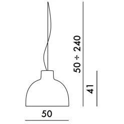 Bellissima Pendelleuchte matt