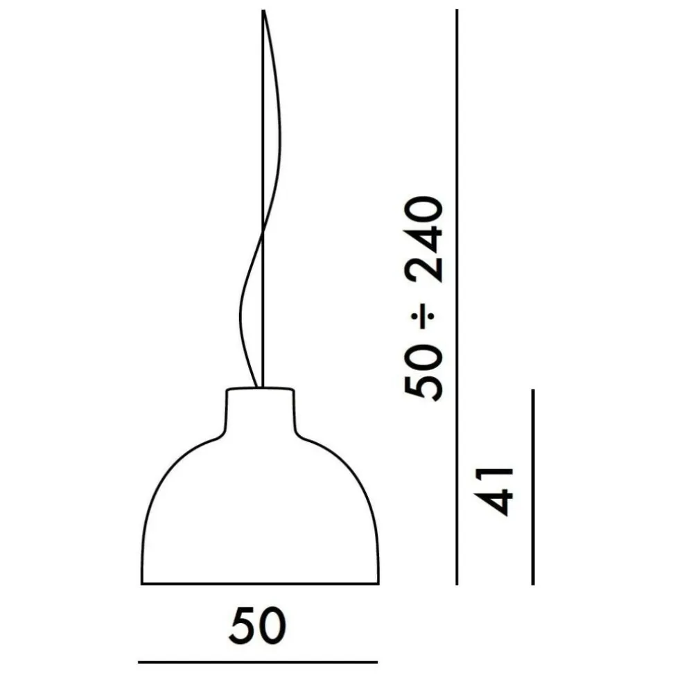 Bellissima Pendelleuchte glänzend