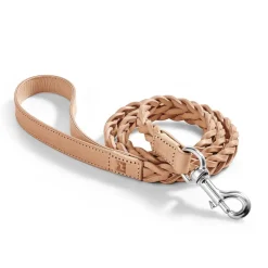 Bergamo Hundeleine geflochten