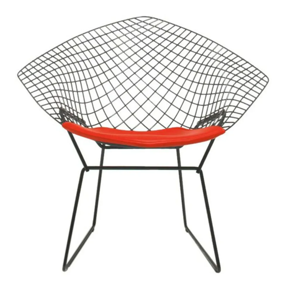 Bertoia Diamond Sessel mit Sitzkissen