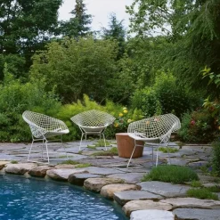 Bertoia Diamond Sessel mit Sitzkissen