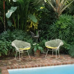 Bertoia Diamond Sessel mit Sitzkissen