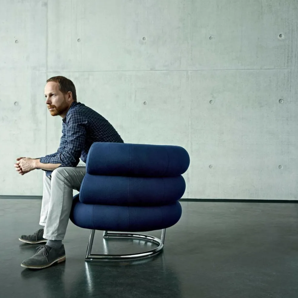 Bibendum Sessel Gestell Chrom