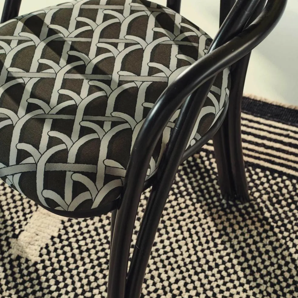 Bistra Armlehnstuhl Gestell Ebenholz