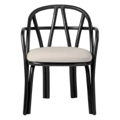 Bistra Armlehnstuhl Gestell Ebenholz