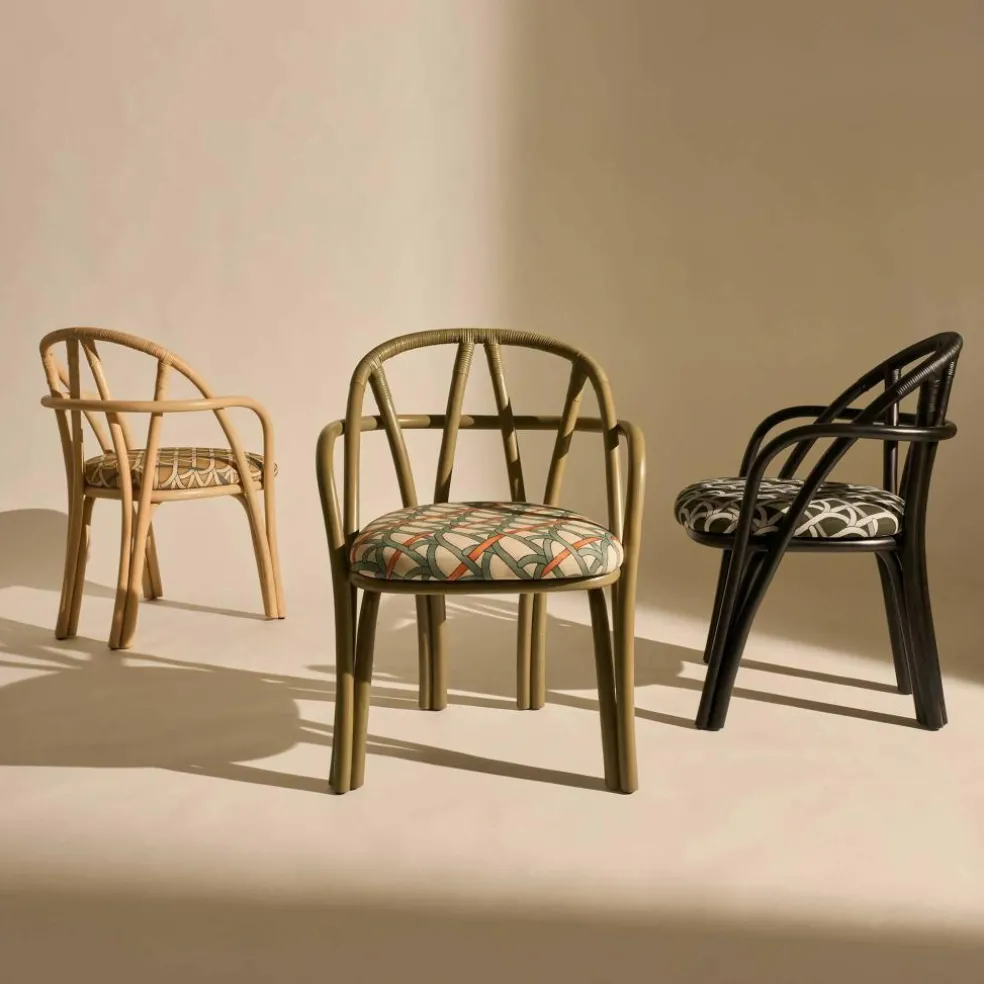 Bistra Armlehnstuhl Gestell Ebenholz