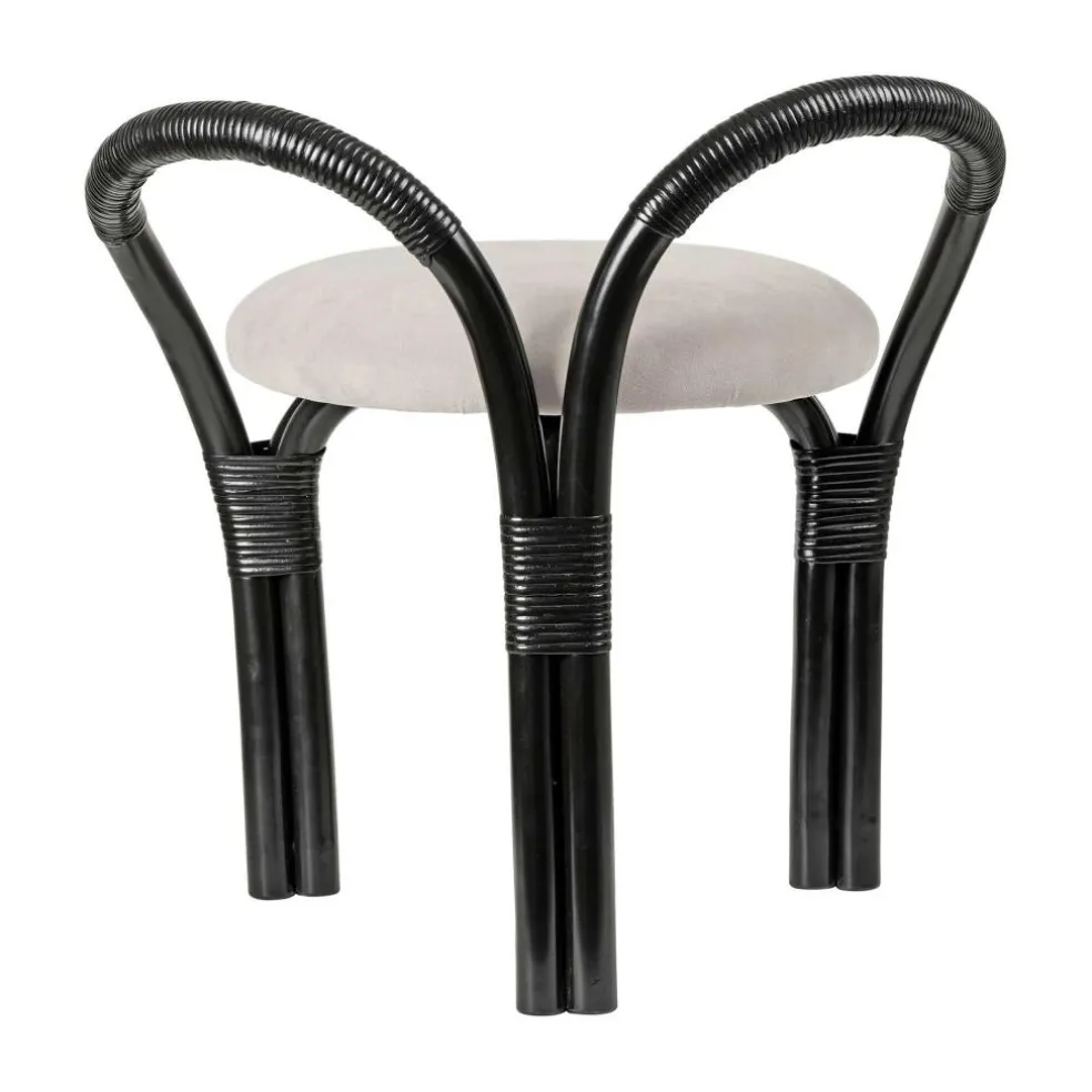 Bistra Hocker Gestell Ebenholz