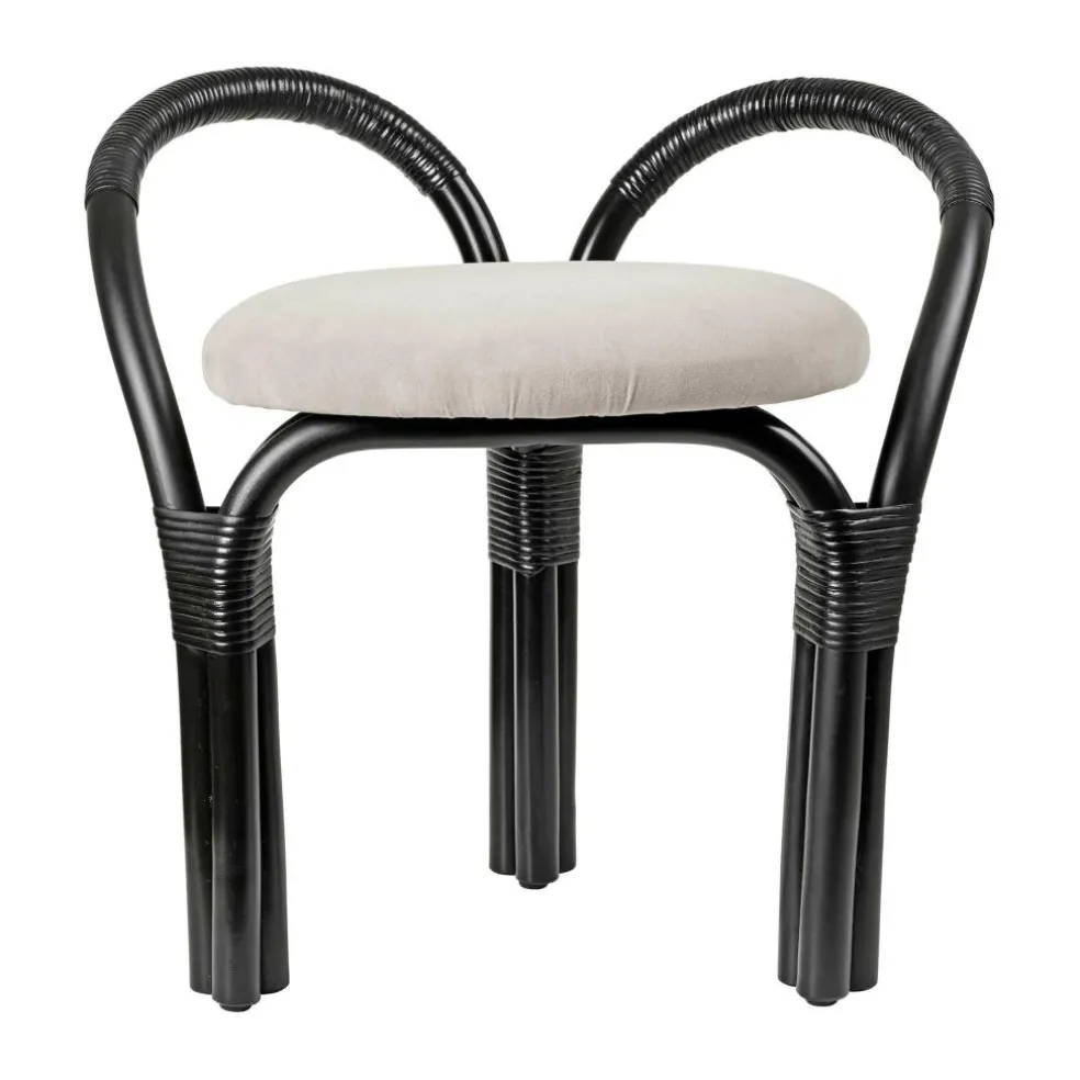 Bistra Hocker Gestell Ebenholz