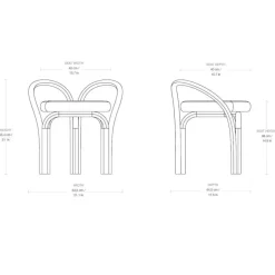 Bistra Hocker Gestell Natur