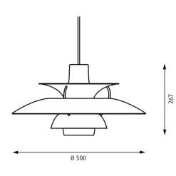 Black Edition 2025 PH 5 Pendelleuchte