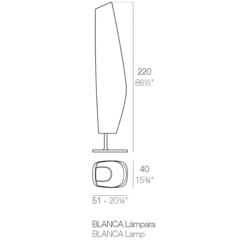 Blanca LED Außenstehleuchte