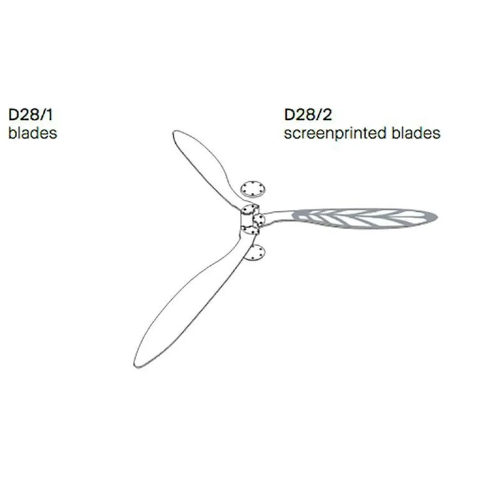 Blow D28 Deckenventilator und Deckenleuchte
