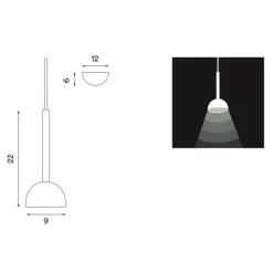 Blush LED Pendelleuchte