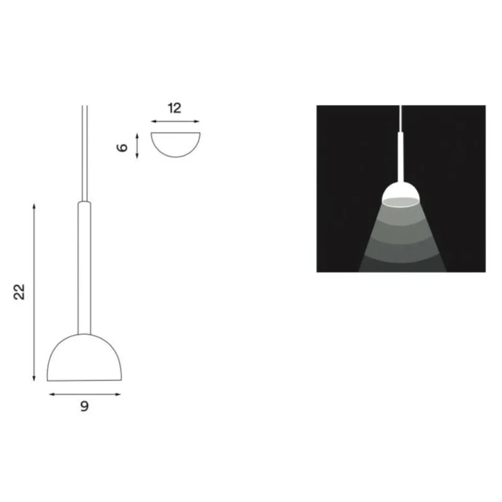 Blush LED Pendelleuchte