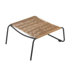 Boel Liegestuhl mit Hocker