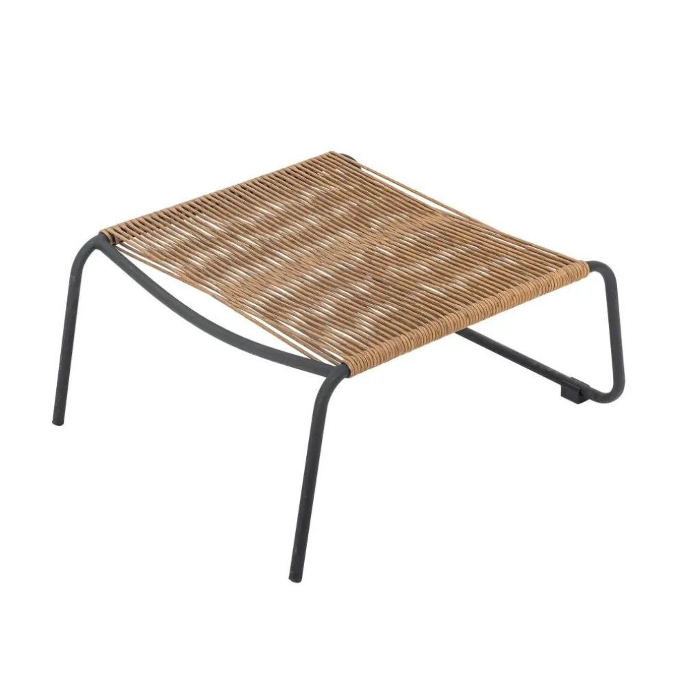 Boel Liegestuhl mit Hocker