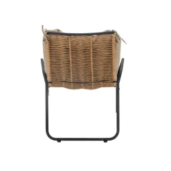 Boel Liegestuhl mit Hocker