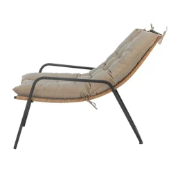 Boel Liegestuhl mit Hocker