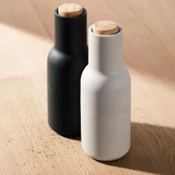 Bottle Grinder Mühle 2er Set Deckel Buche