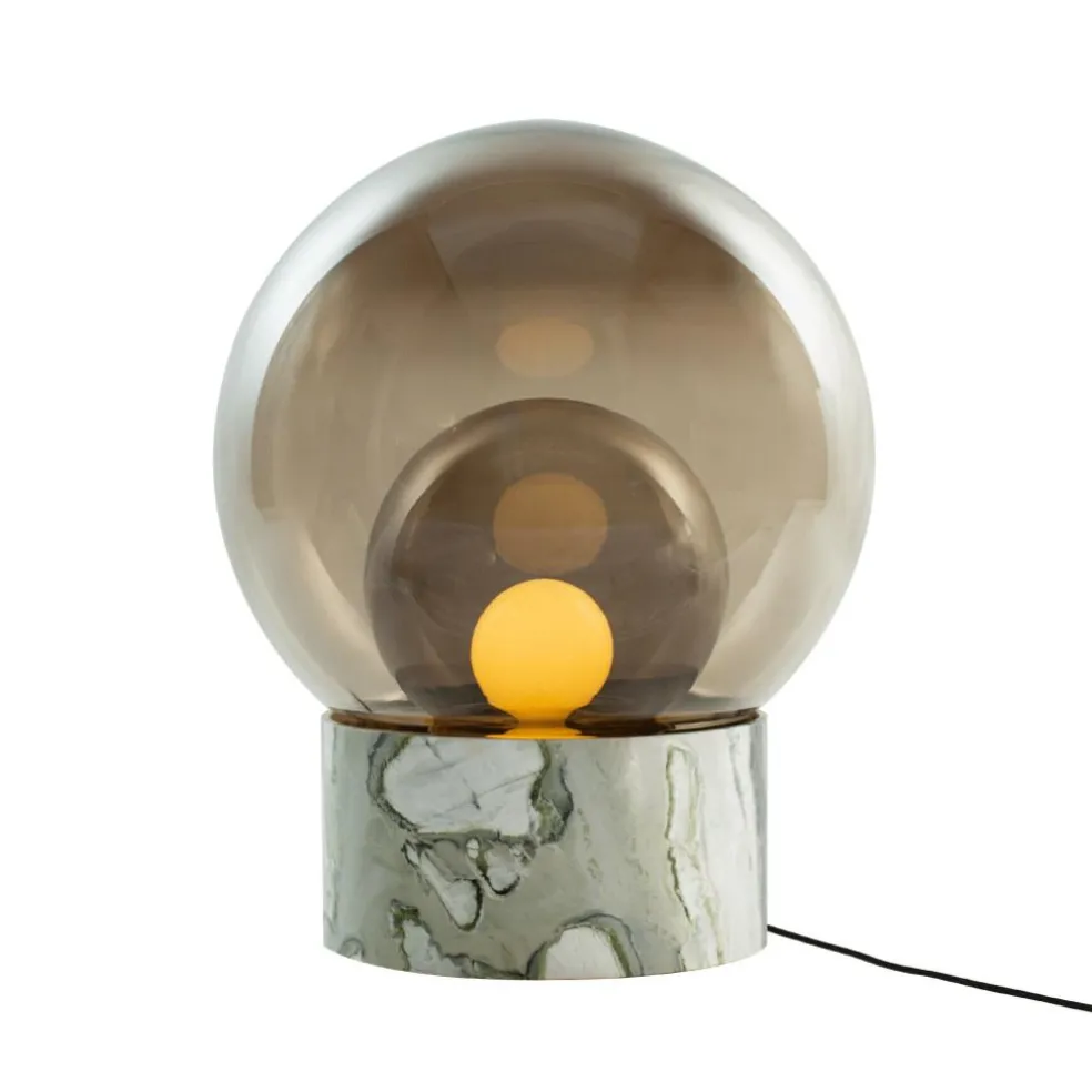 Boule Medium Bodenleuchte Sockel Marmor