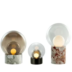 Boule Medium Bodenleuchte Sockel Marmor