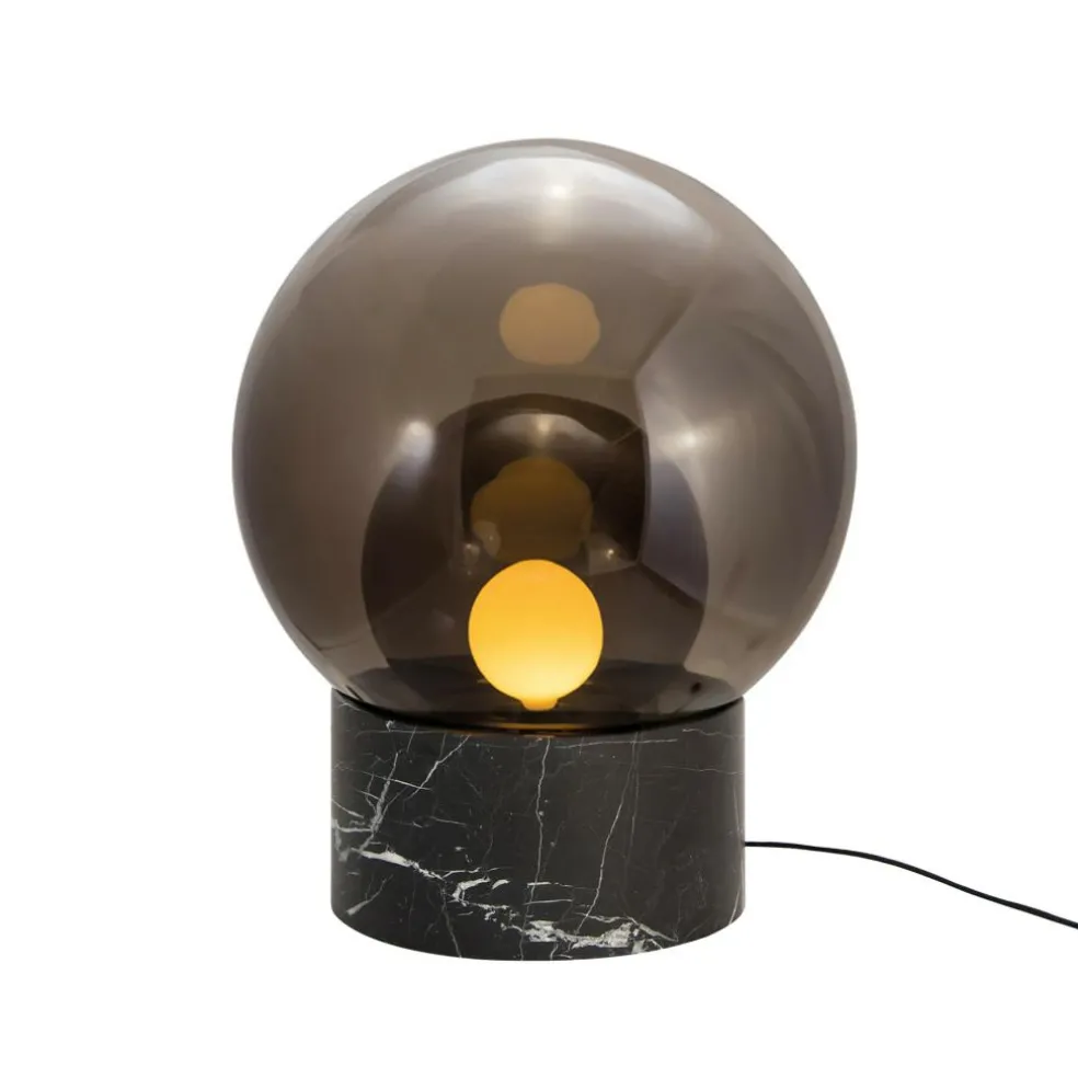 Boule Medium Bodenleuchte Sockel Marmor