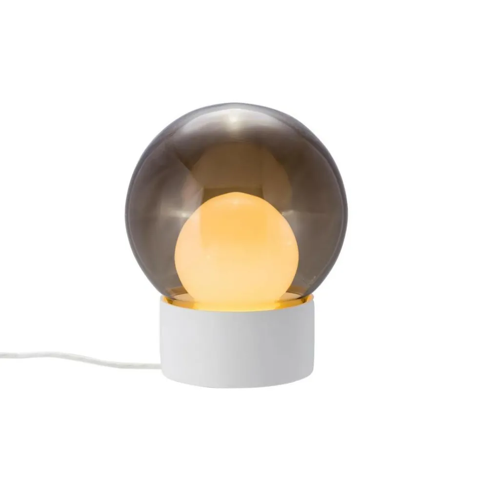 Boule Small Tischleuchte Sockel weiß