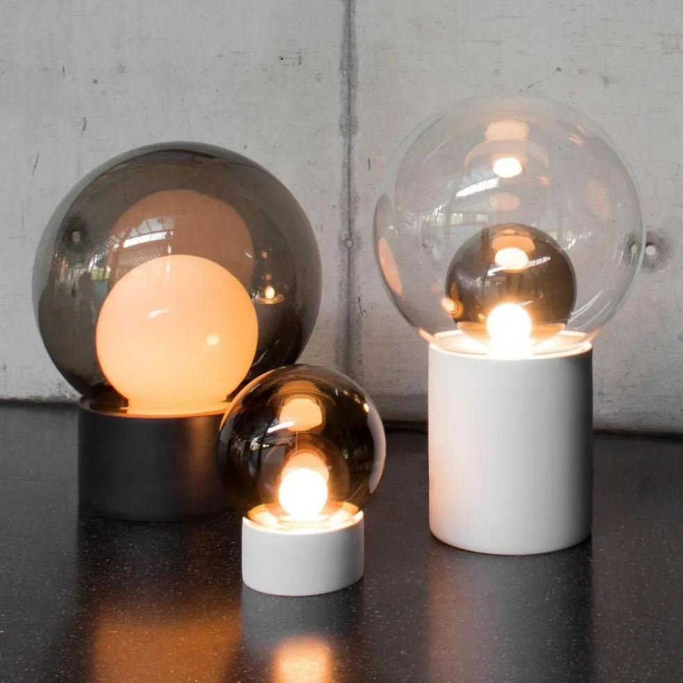 Boule Small Tischleuchte Sockel weiß