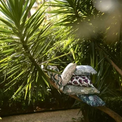 Bouquet Sauvage Pixels Outdoor-Kissen 44x44xm