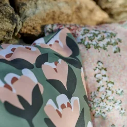 Bouquet Sauvage Pixels Outdoor-Kissen 44x44xm