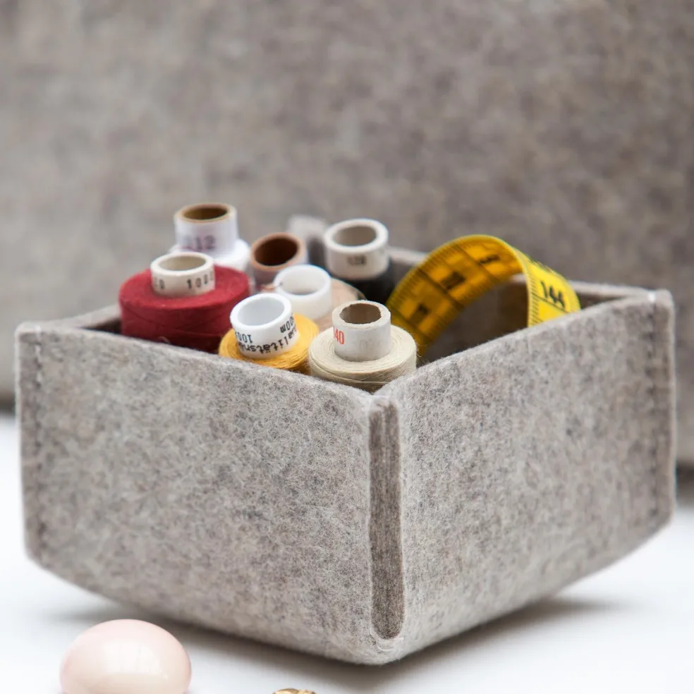 Box 2 Filz-Aufbewahrungsboxen 3er Set