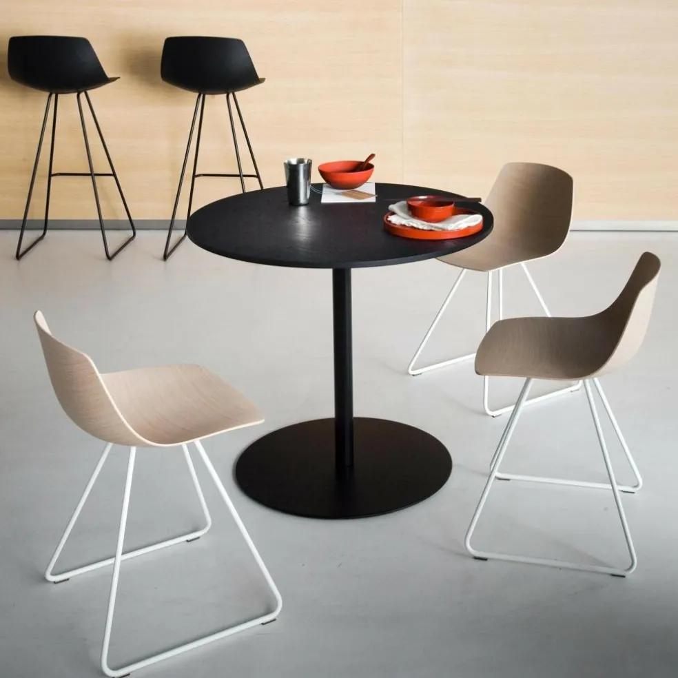 Brio Bistrotisch Gestell Schwarz Rund H72cm