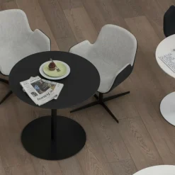 Brio Bistrotisch Gestell Schwarz Rund H72cm